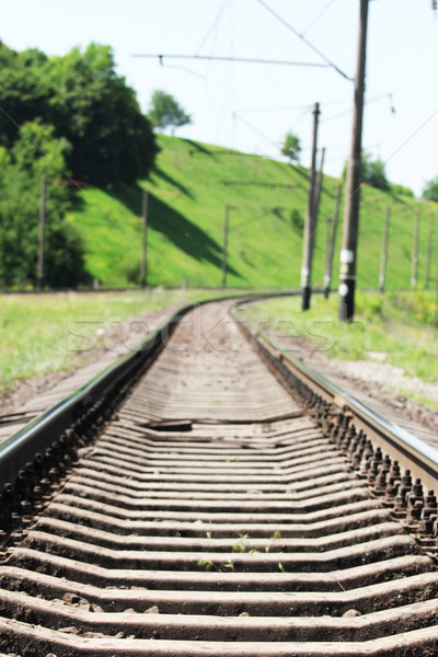 the way the railroad on the nature Stock photo © koca777