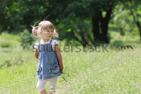 Belle petite fille nature famille fille bébé [[stock_photo]] © koca777