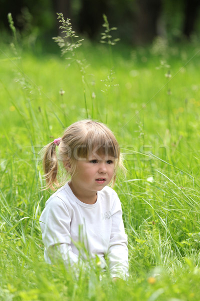 Petite fille nature belle famille fille heureux [[stock_photo]] © koca777