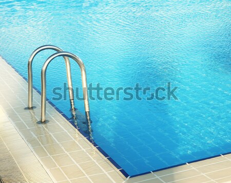 Schritte Wasser Pool Sex Gesundheit Sommer Stock foto © koca777