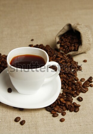 coffee mug and coffee beans  Stock photo © koca777