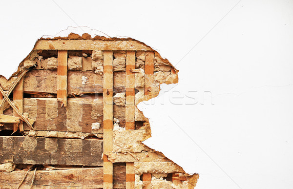 Stock photo: a background of peeling wall 