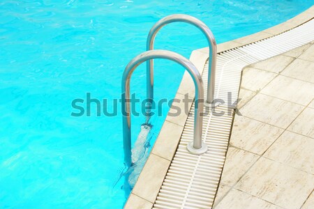Paşi apă piscină sex sănătate vară Imagine de stoc © koca777