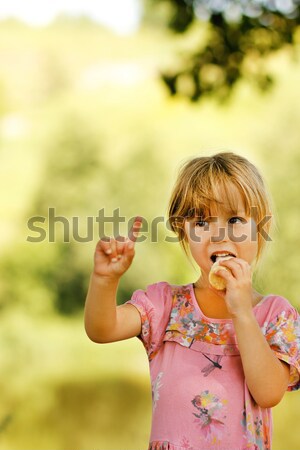  girl with soap bubbles Stock photo © koca777