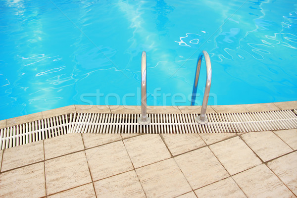 Schritte Wasser Pool Sex Gesundheit Sommer Stock foto © koca777