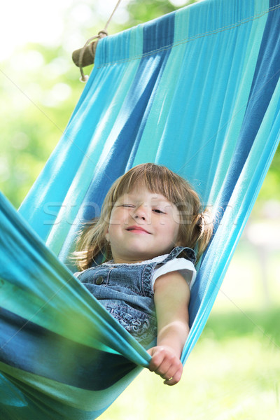 girl on a hammock Stock photo © koca777