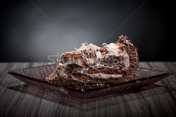 half eaten peace of cake Stock photo © kokimk