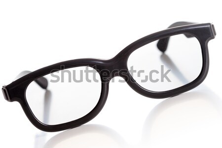 3d gözlük modern eski moda bakmak yalıtılmış film Stok fotoğraf © kokimk