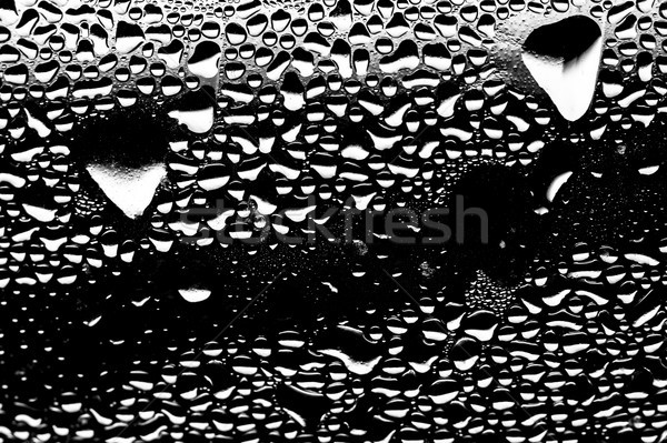 Condensatie waterdruppels plastic oppervlak water textuur Stockfoto © kokimk