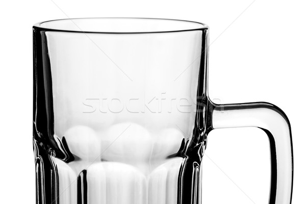 Bière verre vide isolé blanche [[stock_photo]] © kokimk