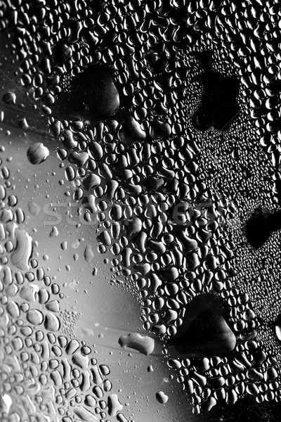 Condensazione gocce d'acqua plastica superficie acqua texture Foto d'archivio © kokimk