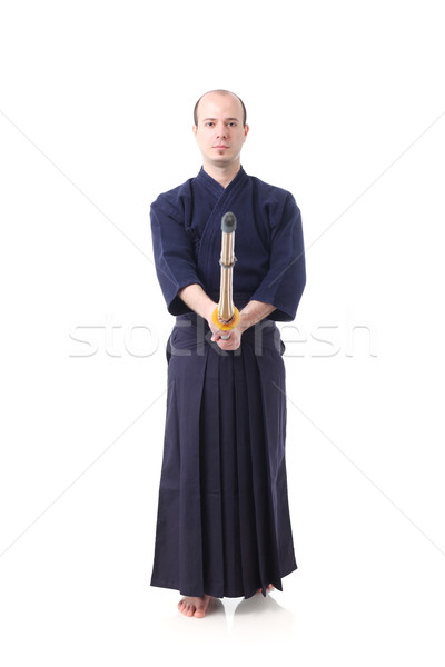 Kendo fighter with Shinai Stock photo © kokimk