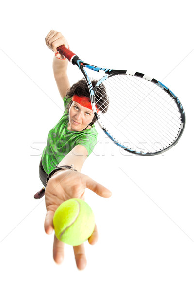 Tennis player Stock photo © kokimk