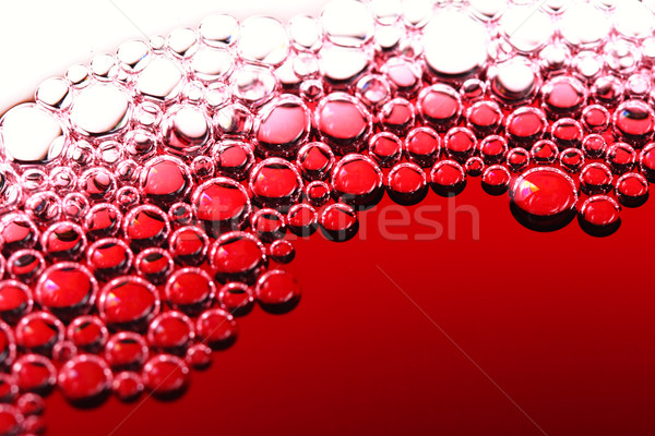 Wino czerwone streszczenie pęcherzyki shot wody Zdjęcia stock © kokimk