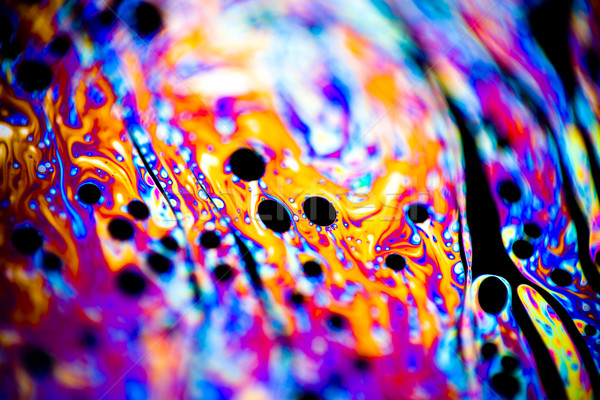 Abstrakten Seifenblase extreme erschossen Wasser Stock foto © kokimk