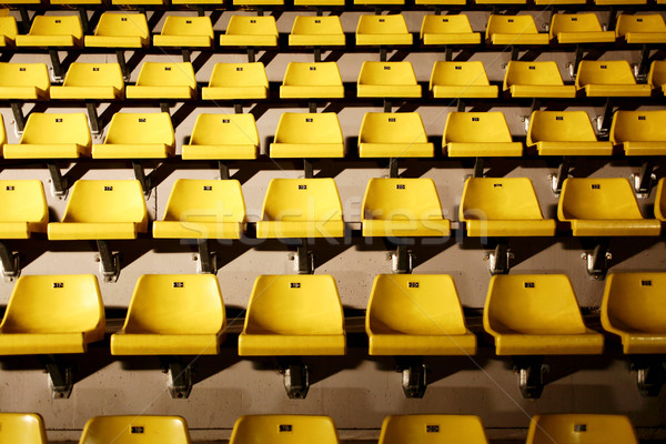 żółty krzesła wiele świetle grupy konferencji Zdjęcia stock © kokimk