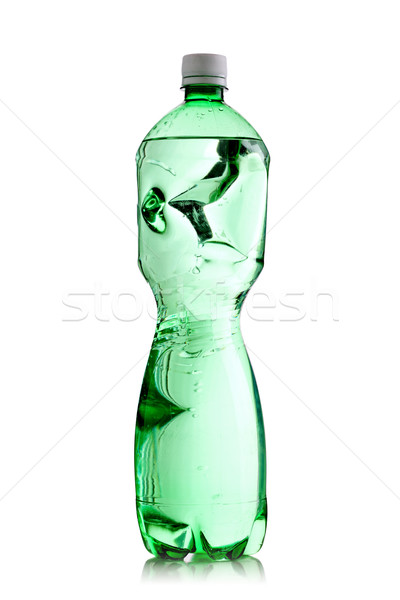 Manierka zielone odizolowany biały pić butelki Zdjęcia stock © kokimk