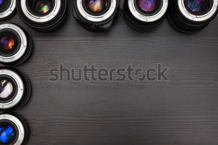 Caro foto lentes colorido reflexão Foto stock © koldunov