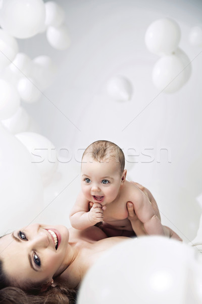 Ravi maman fille peu femme [[stock_photo]] © konradbak