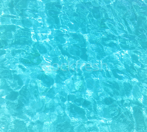 Calm tropical sea - clear, blue water Stock photo © konradbak