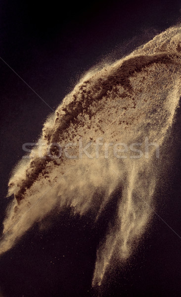 Picture presenting a handful of a dust Stock photo © konradbak