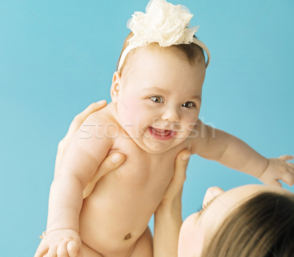 Jovem mãe amado criança filha Foto stock © konradbak