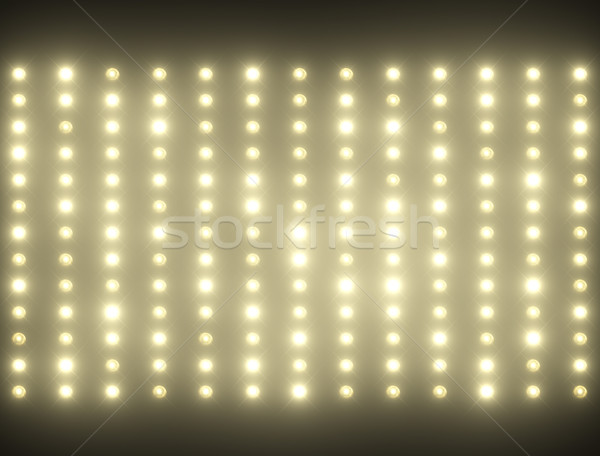 Shiny backgound full of tiny light bulbs Stock photo © konradbak