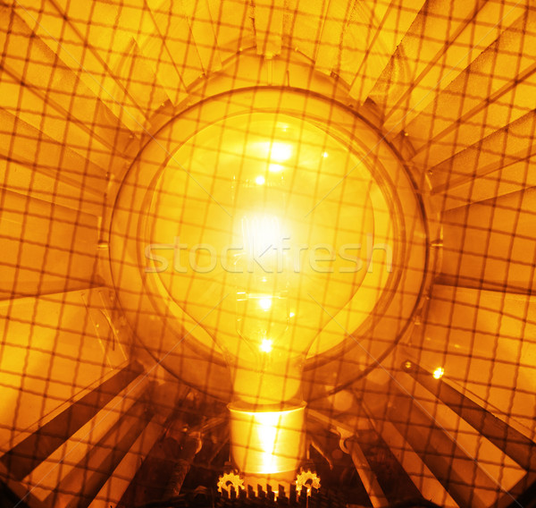 Luminos portocaliu bec galben lumina tehnologie Imagine de stoc © konradbak