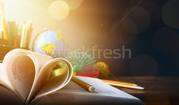 Stock photo: Art welcome Back To School Banner