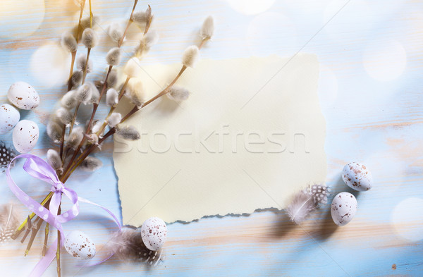 искусства весенние цветы пасхальных яиц Христос воскрес весны фон Сток-фото © Konstanttin