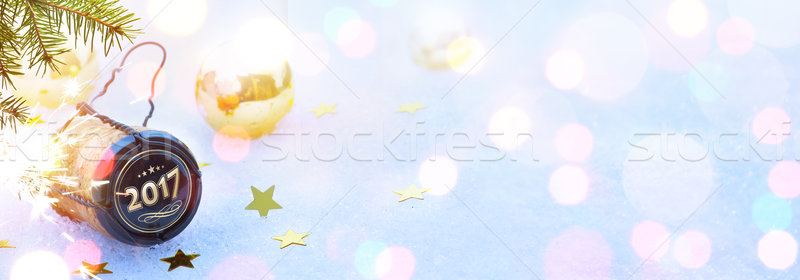 Arte alegre Navidad feliz nuevos año Foto stock © Konstanttin