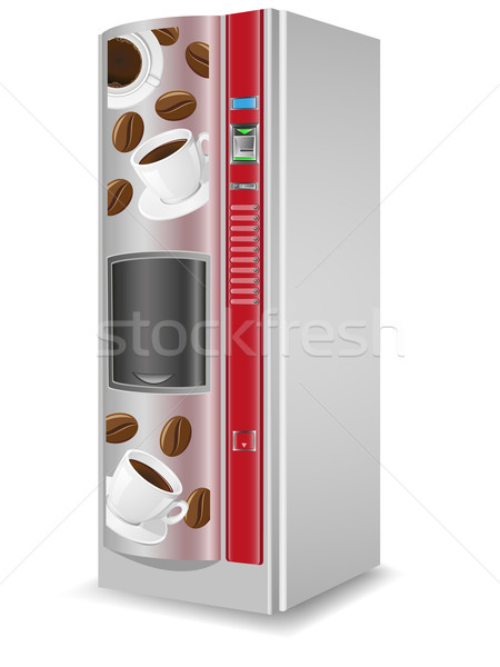 vending coffee is a machine vector illustration Stock photo © konturvid