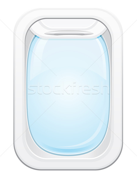plane porthole vector illustration Stock photo © konturvid