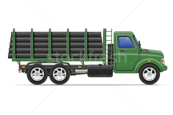 貨物 トラック 配信 交通 建設 素材 ストックフォト © konturvid