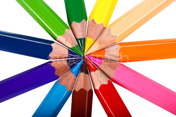 crayons coloured pencils Stock photo © konturvid