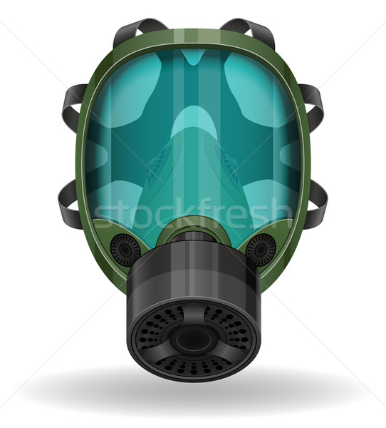 gas mask vector illustration Stock photo © konturvid