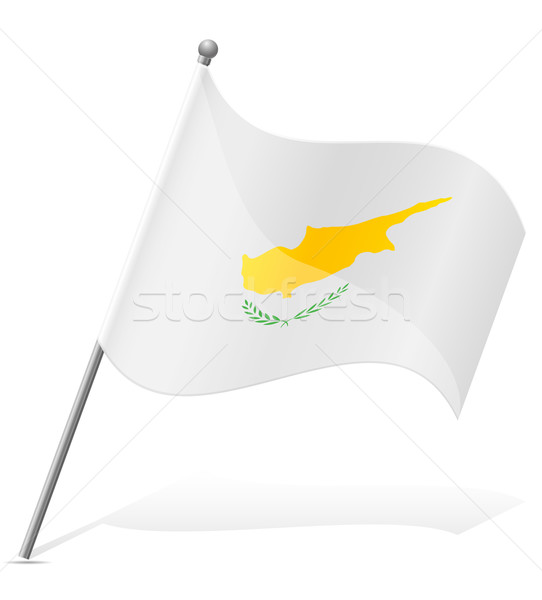 flag of Cyprus vector illustration Stock photo © konturvid