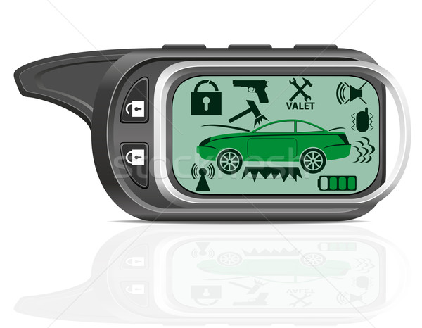 remote car alarm vector illustration Stock photo © konturvid