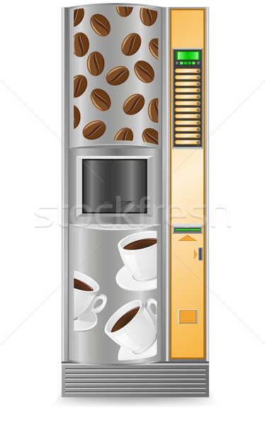 vending coffee is a machine vector illustration Stock photo © konturvid