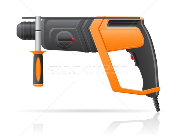electric perforator vector illustration Stock photo © konturvid