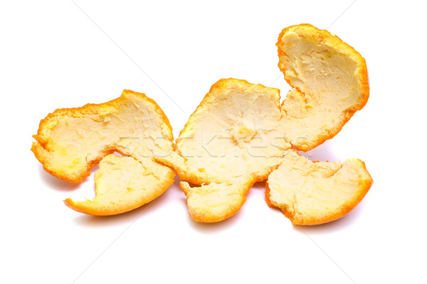 ピール オレンジ マンダリン 孤立した 白 食品 ストックフォト © konturvid