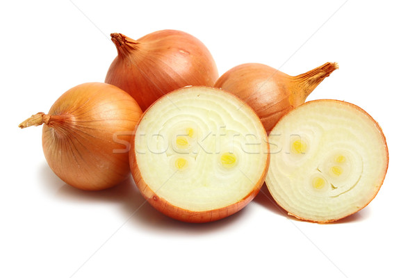 Soğan sağlıklı beyaz sebze yalıtılmış gıda Stok fotoğraf © konturvid