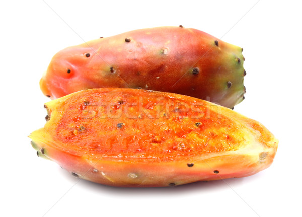 [[stock_photo]]: Fruits · cactus · isolé · blanche · alimentaire · fond