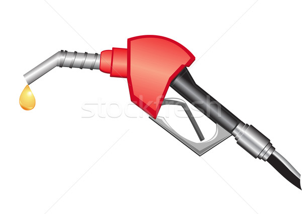 Stock photo: gas pump nozzle