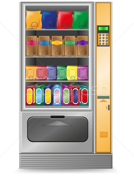 vending snack is a machine vector illustration Stock photo © konturvid