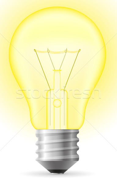 light bulb vector illustration Stock photo © konturvid