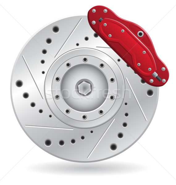 car brake caliper vector illustration Stock photo © konturvid