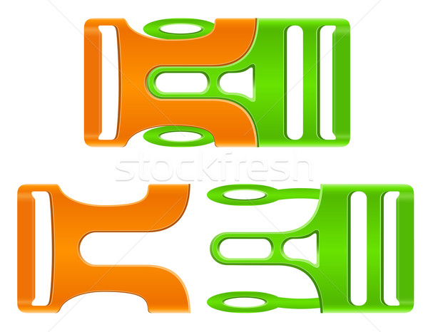 plastic buckle clasp vector illustration Stock photo © konturvid
