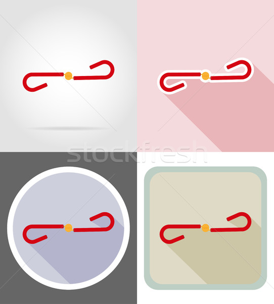 expander flat icons vector illustration Stock photo © konturvid