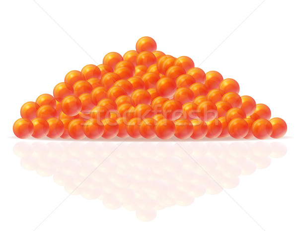 red caviar vector illustration Stock photo © konturvid